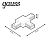 Коннектор Track однофазный для трековых шинопроводов (T) бел. GAUSS TR110