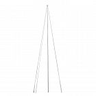 Мачта молниеприемная d40мм L4000 с оттяжками St PROxima EKF lp-4000-40-st