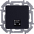 Розетка компьютерная Inspiria RJ45 кат.5E UTP антрацит IEK 673828