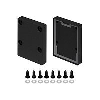 Заглушка IP-LINE-4050 BLACK глухая метал. черн. (комплект) Arlight 055282