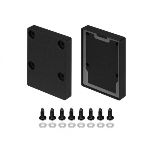 Заглушка IP-LINE-4050 BLACK глухая метал. черн. (комплект) Arlight 055282
