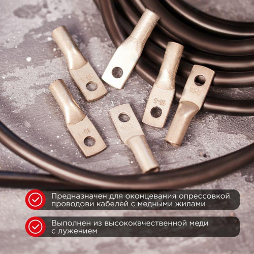 Наконечник ТМЛ 10-5-5 Rexant 07-5307 фото 2