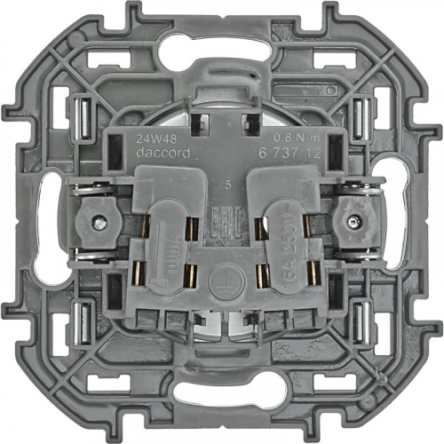 Розетка 1-м СП Inspiria 16А IP20 250В 2P механизм алюм. IEK 673712 фото 4