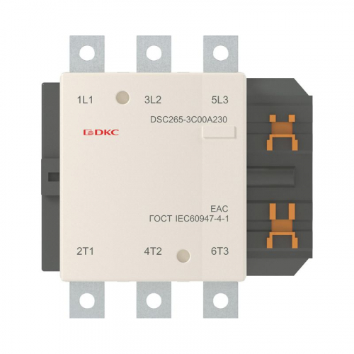 Контактор магнитный DSC265-3C00A230 265А 130кВт (AC3) 220В AC YON DSC265-3C00A230 фото 2