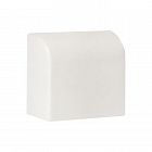 Заглушка 40х25 бел. Plast PROxima (уп.4шт) EKF ecw-40-25x4