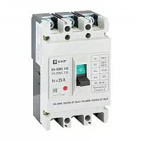 Выключатель автоматический 3п 100/20А 18кА ВА-99МL Basic EKF mccb99-100-20mi