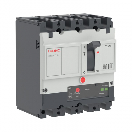 Выключатель автоматический 3N 25А 70кА pro MNX125L при AC415V расцепитель TMD YON MNX125L3NTMD0025