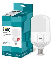 Лампа светодиодная HP 50Вт 230В 4000К E27 IEK LLE-HP-50-230-40-E27