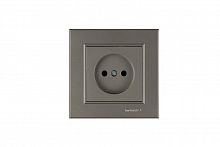 Розетка 1-м СП Karea 10А IP20 б/з зел. Makel 56052022