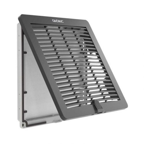 Решетка вентиляционная с фильтром RF 252х252мм IP54 RAL9005 DKC R5RF15B фото 3