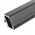 Профиль ALM-V60-2020 ANOD Black L2020 алюм. Arlight 026694(1)