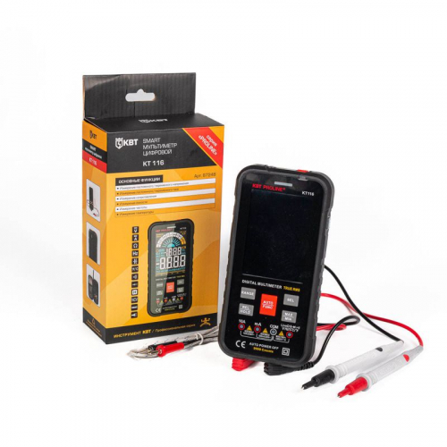 Мультиметр цифровой SMART с True RMS KT 116 КВТ 87248 фото 3