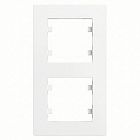 Рамка 2-м вертикальная Karea RIZZ бел. Makel 88001707