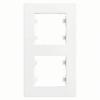 Рамка 2-м вертикальная Karea RIZZ бел. Makel 88001707