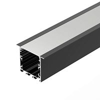 Профиль LINIA49-F-S-2000 BLACK L2000 алюм. Arlight 041873