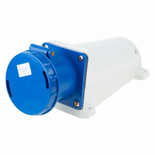 Розетка 133 стационарная 2P+PE 63А 220В IP67 Rexant 11-8915 фото 5