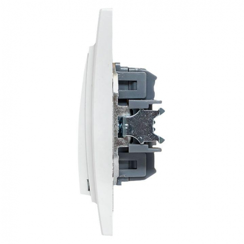 Выключатель 1-кл. СП Минск 10А IP20 бел. Basic EKF ERV10-021-10 фото 7