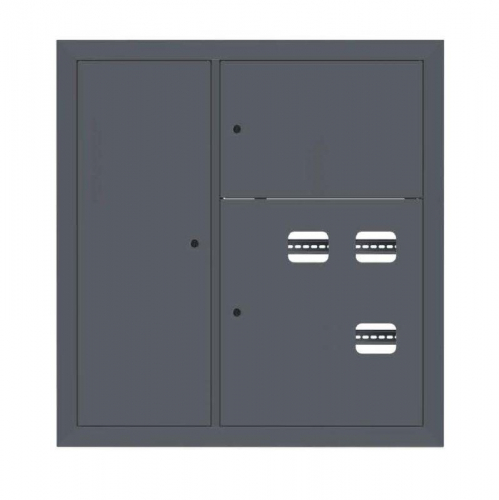 Щит этажный 3кв. слаботочка слева RAL7016 (1000х950х150) PROxima EKF mb29-v-3z-ral7016
