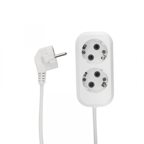 Удлинитель 2х3м с заземл. 6А IP20 ПВС 3х0.75 бел. PROCONNECT 11-7202