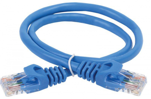Патч-корд кат.5E UTP 5м син. ITK PC03-C5EU-5M