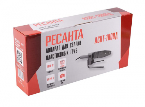 Аппарат для сварки пластиковых труб АСПТ-1000Д Ресанта 65/179 фото 9