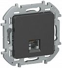 Розетка компьютерная IEKINSPIRIA RJ45 кат.6 UTP антрацит IEK 6738331