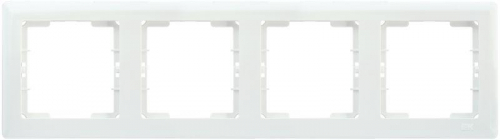 Рамка 4-м BOLERO РГ-4-ББ горизонт. бел. IEK EMB40-K01