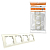 Рамка 4-м Бриллиант горизонт. сл. кость UNIVersal 7948721