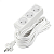 Удлинитель 3х10м без заземл. 10А IP20 2.2кВт ПВС 2х1 бел. DOMTOK 2350