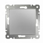 Переключатель проходной 1-кл. СП Karea 10А IP20 механизм серебр. Makel 57065005