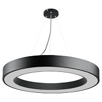 Светильник светодиодный Geometria Ring SPO-134-B-40K-056 56Вт 4000К IP40 800х800х80мм подвесной драйвер внутри черн. Эра Б0058905