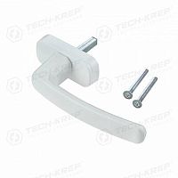 Ручка оконная Fit штифт 35 пластик бел. (уп.1шт) Tech-Krep/Zitar 148130