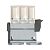 Контактор магнитный DSC400-3C00A230 400А 200кВт (AC3) 220В AC YON DSC400-3C00A230