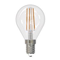 Лампа светодиодная LED-G45-9W/4000K/E14 /CL PLS02WH Sky 9Вт прозрачная 4000К нейтр. бел. (упак. картон) Uniel UL-00005173