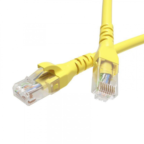 Патч-корд неэкранированный CAT6A U/UTP 4х2 LSZH 7м желт.  DKC RN6AUU4570YL