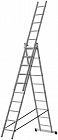 Лестница трехсекционная 3х10 H=285/481/674см 12.19кг алюм. FIT 65435