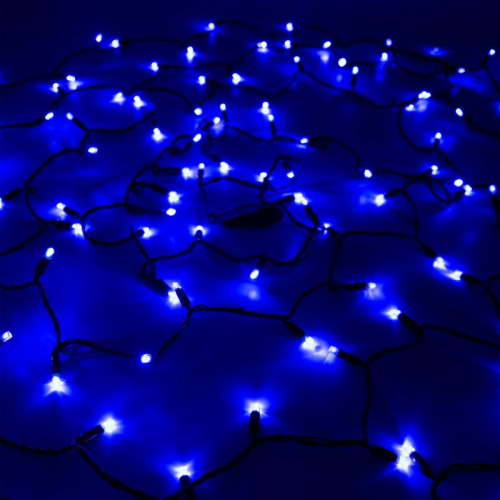 Гирлянда "Нить" 120 LED уличная 12м соед. до 10шт син. SHLights 4690601041968