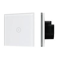 Выключатель сенсорный SWT-OMALI-S01-ZB-WH 10А 250В Zigbee стекло Arlight 050035