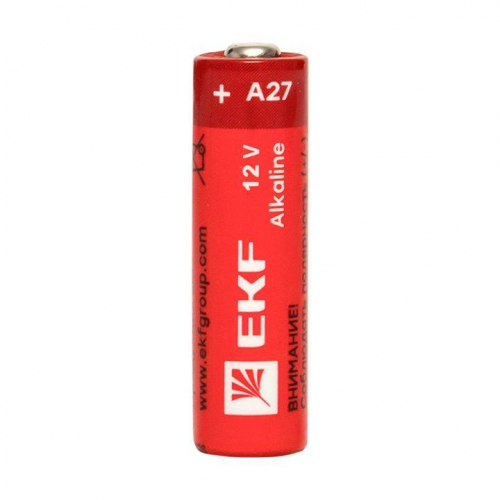 Элемент питания алкалиновый A27 для сигнализаций (блист.5шт) EKF A27-BL5 фото 4