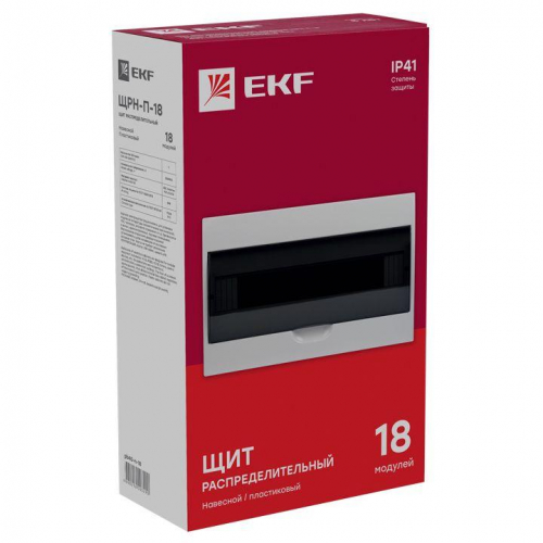 Щит ЩРН-П-18 IP41 EKF pb40-n-18 фото 4