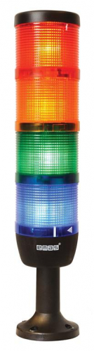 Колонна сигнальная 70мм 24В светодиод LED красн./желт./зел./син.EMAS IK74L024XM01