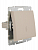 Переключатель проходной 1-кл. СП Rain IP20 механизм крем. LEZARD 703-0388-105