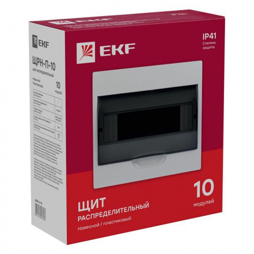 Щит ЩРН-П-10 IP41 EKF pb40-n-10 фото 4