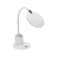 Светильник настольный LED 12Вт с органайзером бел. Rexant 75-0224