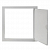 Люк ревизионный 300х300 металл Basic EKF lm-300x300