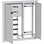 Щит этажный до 8кв. без окон (1000х950х150) Basic EKF mb28-v-bo