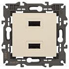 Устройство зарядное USB 14-4110-02 5В-2100мА Elegance сл. кость ЭРА Б0034359