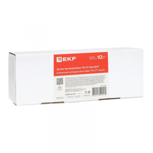 Колодка клеммная винтовая 70 UT син. EKF scr-ut-70-b фото 2