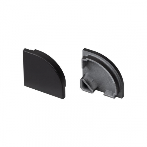 Заглушка SL-KANT-H20 BLACK глухая пластик (комплект) Arlight 049404