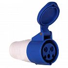 Розетка кабельная 63А 220В (233) 2P+РЕ IP67 EKF ps-233-63-220